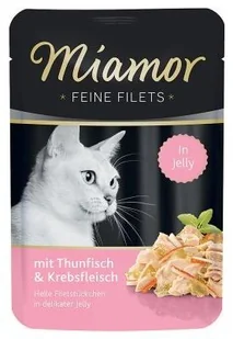 Miamor Feine Filets tuńczyk z krabami - Saszetka 100g - Mokra karma dla kotów - miniaturka - grafika 3