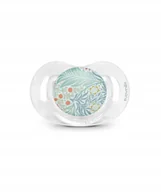 Smoczki uspokajające - Suavinex 308936-SMOCZEK fizjologiczny SX PRO SILIKONOWY 18M NIEBIESKI POETRY - miniaturka - grafika 1