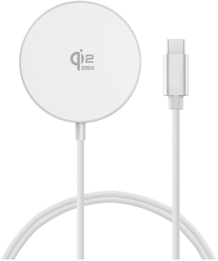 Ładowarka 4smarts Bezprzewodowa ładowarka kompatybilny z MagSafe 25W, 1,5m biały 541709