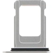 Części serwisowe do telefonów - Tacka, slot na kartę SIM do iPhone 13, biała ORG - miniaturka - grafika 1