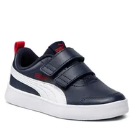 Sneakersy damskie - Puma Sneakersy Courtflex V2 V Ps 371543 01 Peacoat/High Risk Red - miniaturka - grafika 1