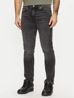 Spodnie męskie - Calvin Klein Jeans Jeansy J30J326520 Szary Slim Fit - miniaturka - grafika 1