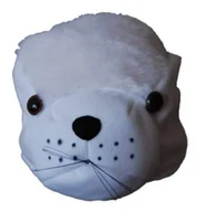 Dodatki do strojów karnawałowych - Czapka dla dziecka, Foka - miniaturka - grafika 1