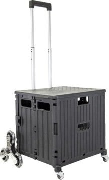 Wózek na zakupy Relaxdays szary