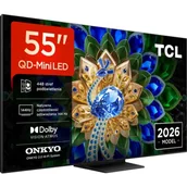 Telewizory - TCL 55A400U 55” QD-Mini LED 4K 144 Hz VRR Google TV Dolby Atmos Dolby Vision HDMI 2.1 - miniaturka - grafika 1