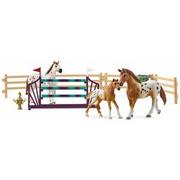 Figurki dla dzieci - Schleich SLH 42433 Zestaw treningowy koń Appaloosa - miniaturka - grafika 1