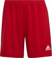 Spodnie sportowe damskie - Adidas Spodenki damskie adidas Entrada 22 czerwone HI0002 L - miniaturka - grafika 1