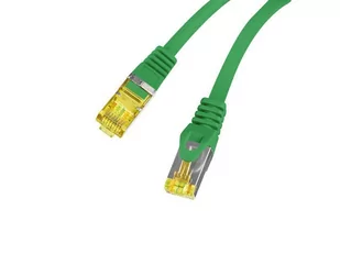 PATCHCORD KAT.6A S/FTP LSZH CU 1M ZIELONY FLUKE PASSED LANBERG - Patchcordy - miniaturka - grafika 3