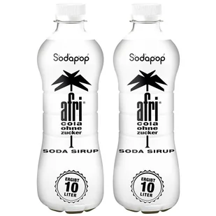 2x SYROP SODAPOP AFRI COLA BEZ CUKRU 500ml KONCENTART DO SATURATORA WODY - Syropy i koncentraty owocowe - miniaturka - grafika 1