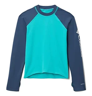 Columbia Unisex Bluzka z długim rękawem chroniąca przed słońcem Dziecięca, Sandy Shores - Bluzki damskie - miniaturka - grafika 1