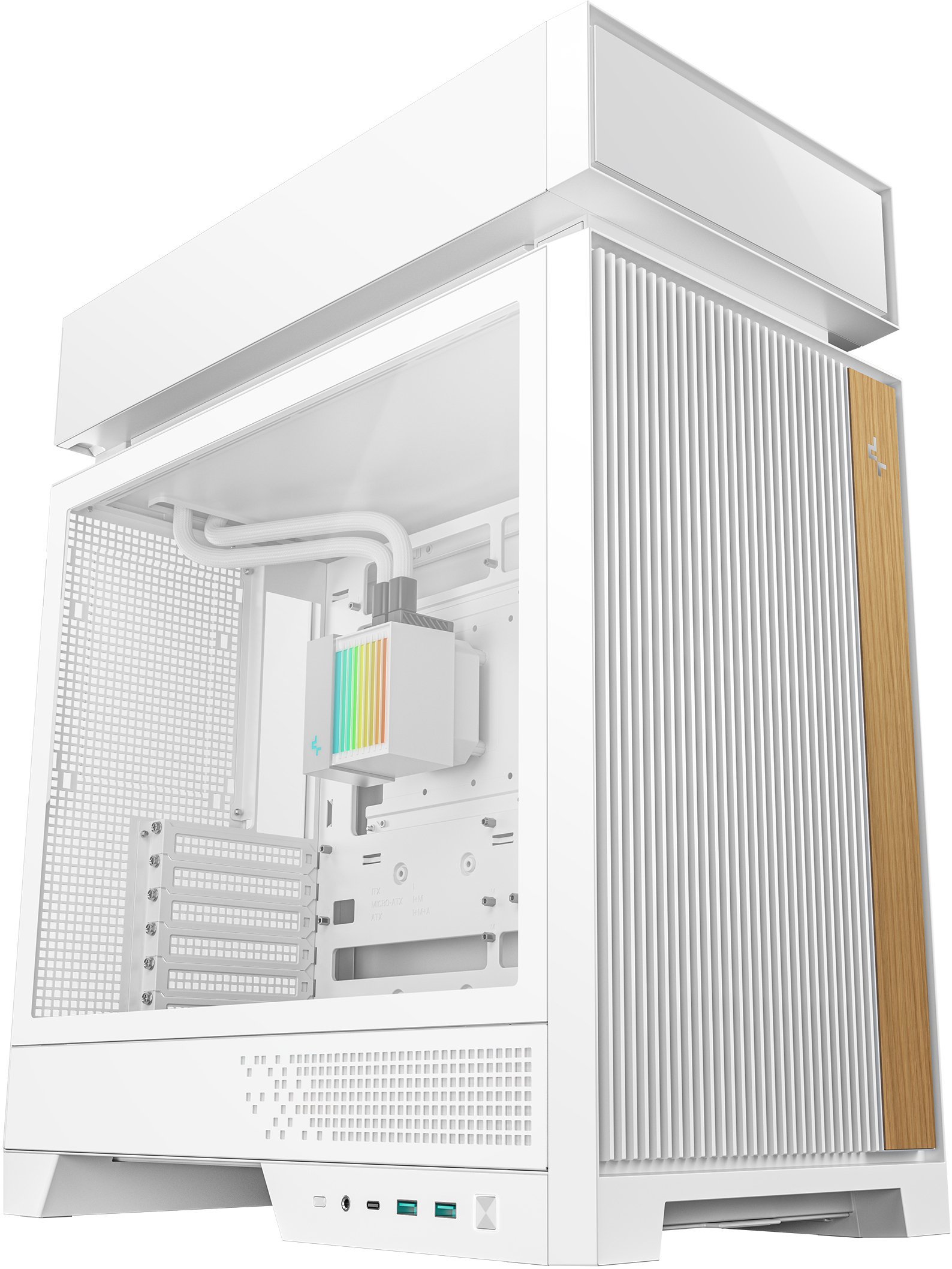 Chłodzenie wodne Deepcool DeepCool CL6600 WH ATX 360 AIO white R-CL6600-WHNNA0-G