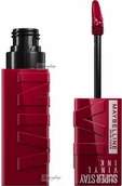 Szminki - MAYBELLINE - SUPERSTAY VINYL INK - Winylowa pomadka do ust - 4,2 ml - 55 - ROYAL - miniaturka - grafika 1
