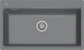 Zlewozmywaki - Zlew PLADOS LUX 86.10 TITANIUM METAL (szary metalik 42) (LX861042) - miniaturka - grafika 1