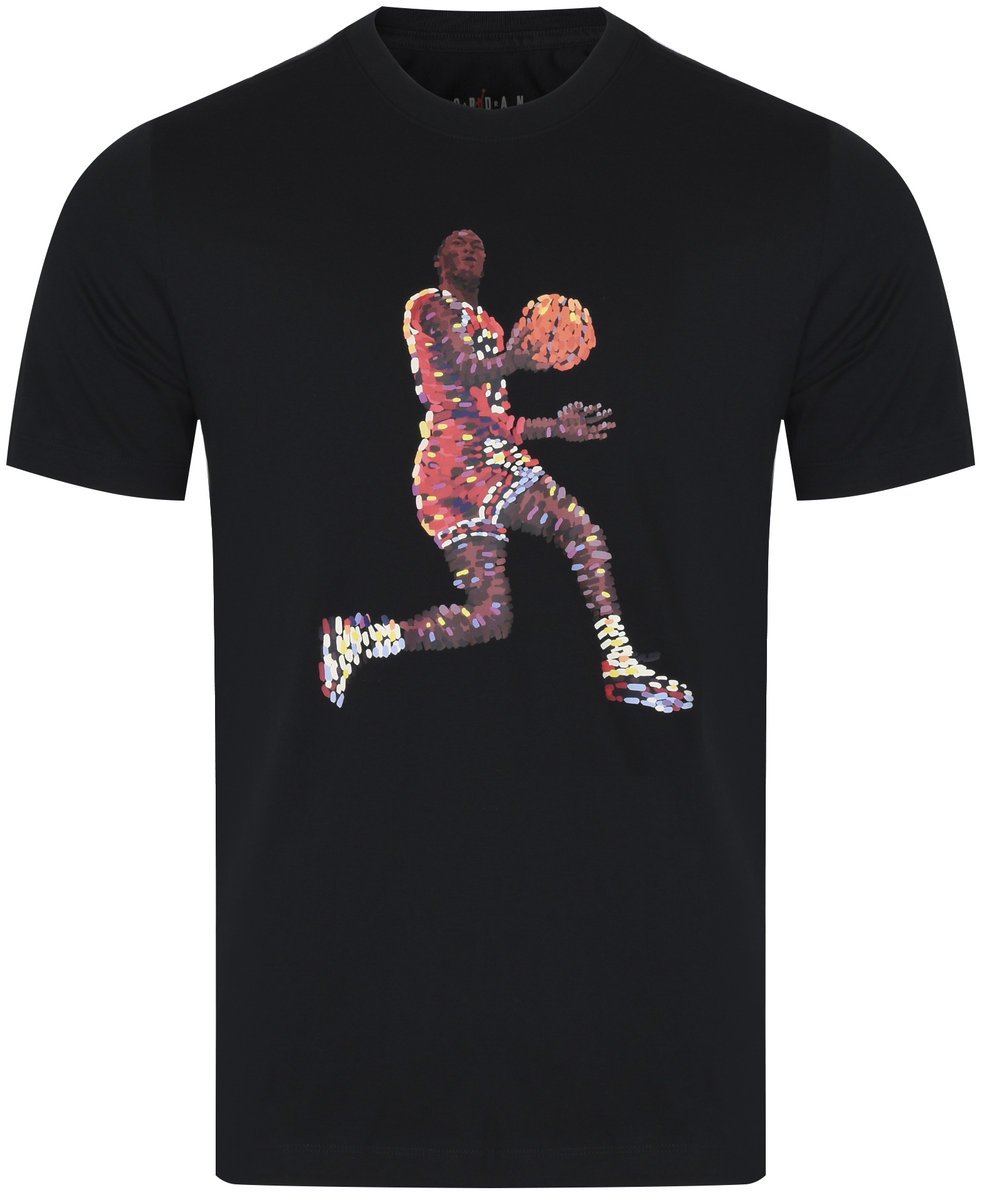 KOSZULKA MĘSKA JORDAN FN6000-010 T-SHIRT CZARNY-M