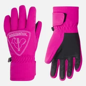 Rękawice narciarskie - Dziecięce Rękawice ROSSIGNOL JR ROOSTER G RLMYG09_35A – Różowy - miniaturka - grafika 1