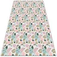 Dywany - Winylowy dywan do domu Kwiatki 120x180 cm - miniaturka - grafika 1