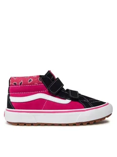 Vans Trzewiki Uy Sk8-Mid Reissue V Mte-1 VN0A5KROB9P1 Czarny - Buty dla dziewczynek - miniaturka - grafika 1
