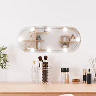 Lustra - Lustro ścienne z LED, 20x50 cm, szklane, owalne Lumarko! - miniaturka - grafika 1