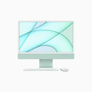 Apple iMac 24" 4,5K Retina M1 8-core CPU + 7-core GPU / 16GB / 512GB SSD / Zielony (Green) - 2021 - Zestawy komputerowe - miniaturka - grafika 2