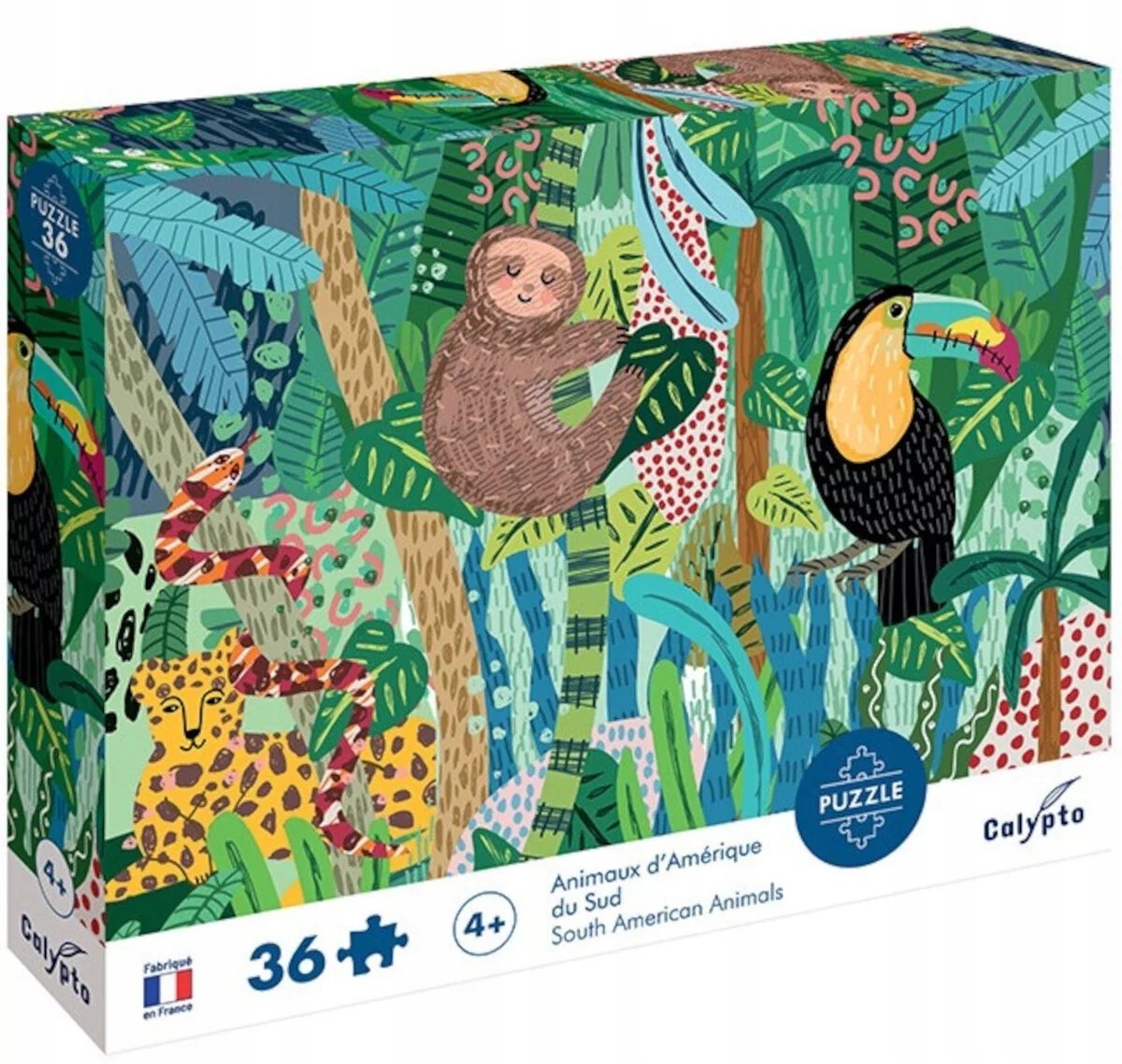 Puzzle 36 el. Zwierzęta Południowoamerykańskie