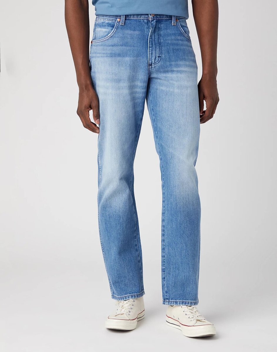Męskie spodnie jeansowe proste Wrangler TEXAS W38 L32