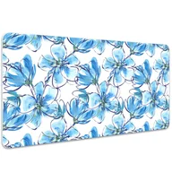 Podkładki na biurko - Ochronna mata na biurko Kwiaty akwarele 100x50 cm, Dywanomat - miniaturka - grafika 1