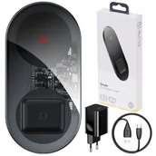 Ładowarki do telefonów - Baseus Simple Turbo ładowarka 2w1 QI TZWXJK-B01 baseus_20200218154924 - miniaturka - grafika 1