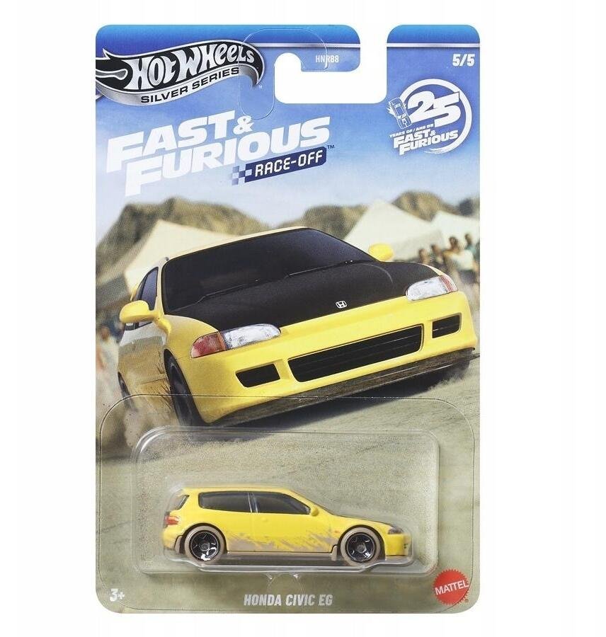 Mattel Hot Wheels Szybcy i wściekli Honda Civic EG