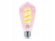 Żarówki LED - WiZ Philips Smart WiFi Filament Clear ST64 E27 6.3W 470Lm Rgb Wizarding Wor - miniaturka - grafika 1