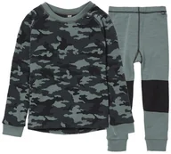 Pozostała odzież narciarska - Bielizna termiczna Helly Hansen KIDS BASE LAYER PANTS K HH GRAPHIC LIFA MERINO SET 86 - miniaturka - grafika 1