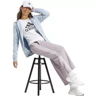 Spodnie damskie - adidas Damskie spodnie dresowe Essentials z 3 paskami z otwartym obszyciem - miniaturka - grafika 1