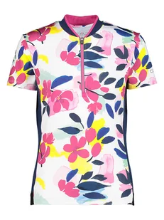 CMP Koszulka kolarska ze wzorem - Koszulki sportowe damskie - miniaturka - grafika 1