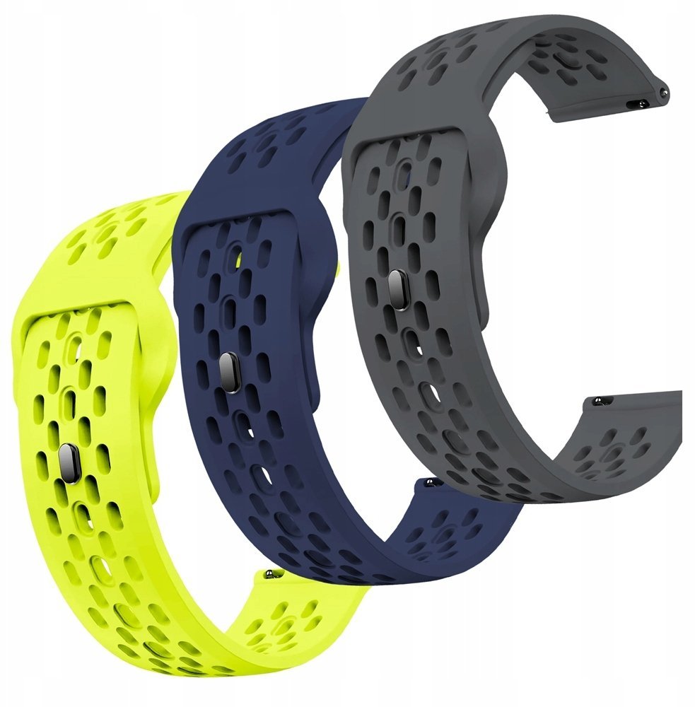 ChronSmarta Zestaw: 3x pasek ChronSmarta do smartwatch'a Garett Kids Essa 4G, Viva, Rose
