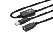 Kable USB - Kabel USB MicroConnect Active USB 2.0 cable A-A M-F USB2.0AAF10A - miniaturka - grafika 1