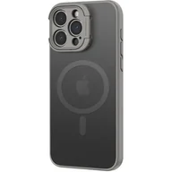 Etui i futerały do telefonów - Etui ROCK Guard MagSafe Stand do Apple iPhone 15 Pro Max Czarno-przezroczysty - miniaturka - grafika 1
