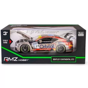 Samochód RMZ Hobby Bentley Continental GT3 2019 British GT H-114 - Samochody i pojazdy dla dzieci - miniaturka - grafika 1