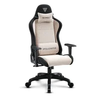 Fotele gamingowe - Fotel SENSE7 Spellcaster FUKU materiałowy czarno-beżowy - miniaturka - grafika 1
