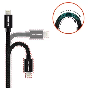 SWISSTEN Kabel USB- Lightning 1,2M do iPhone - Złącza, przejściówki, adaptery - miniaturka - grafika 3