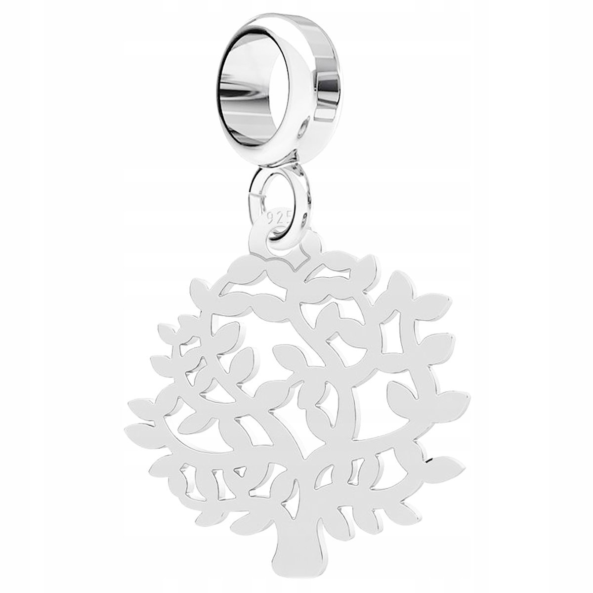 Charms Srebrny z Drzewkiem Ażurowe Drzewo Drzewko Życia Tree SREBRO 925