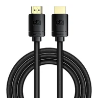 Kable - Baseus High Definition Series HDMI 2.1, 8K 60Hz, 3D, HDR, 48Gbps, 2m czarny - miniaturka - grafika 1