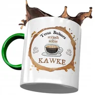 Kubki - Kubek Zielony Dla Bednarza Strzeli Sobie Kawkę z Nadrukiem ze Zdjęciem + Opakowanie na prezent (wzór 02) - miniaturka - grafika 1