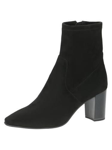 CAPRICE Damskie botki na obcasie 9-25311-43, Black Stretch, 37 EU
