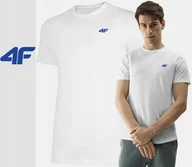 Koszulki męskie - Koszulka Męska 4f T-shirt Bawełniany Podkoszulek Sportowy Co Dzień 1887 M - miniaturka - grafika 1