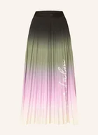 Spódnice - Sportalm Spódnica Plisowana Z Satyny gruen - miniaturka - grafika 1