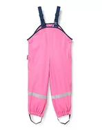 Spodnie i spodenki dla chłopców - Playshoes Unisex Dziecięcy Regenlatzhose Pantalon De Pluie, Różowe, 92 cm - miniaturka - grafika 1