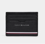 Portfele - Tommy Hilfiger portfel skóra naturalna czarny Cc Holder - uniseks - miniaturka - grafika 1