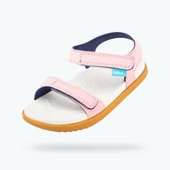 Moda i Uroda OUTLET - Native Charley Youth Sandal 65109100-5959 dziewczęce sandały różowe - miniaturka - grafika 1