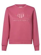 Bluzy damskie - Gant Bluza damska Kobiety wyrazisty róż jednolity, M - miniaturka - grafika 1