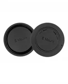 Dekielki do obiektywów - Calumet Rear Lens & Body Cap Kit - Sony E Mount - miniaturka - grafika 1