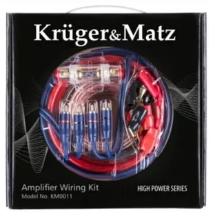 KRUGER&amp;MATZ KRUGER&amp;MATZ Zestaw montażowy KRUGER&amp;MATZ do wzmacniaczy KM0011 KM0011 KM0011 - Akcesoria car audio - miniaturka - grafika 1